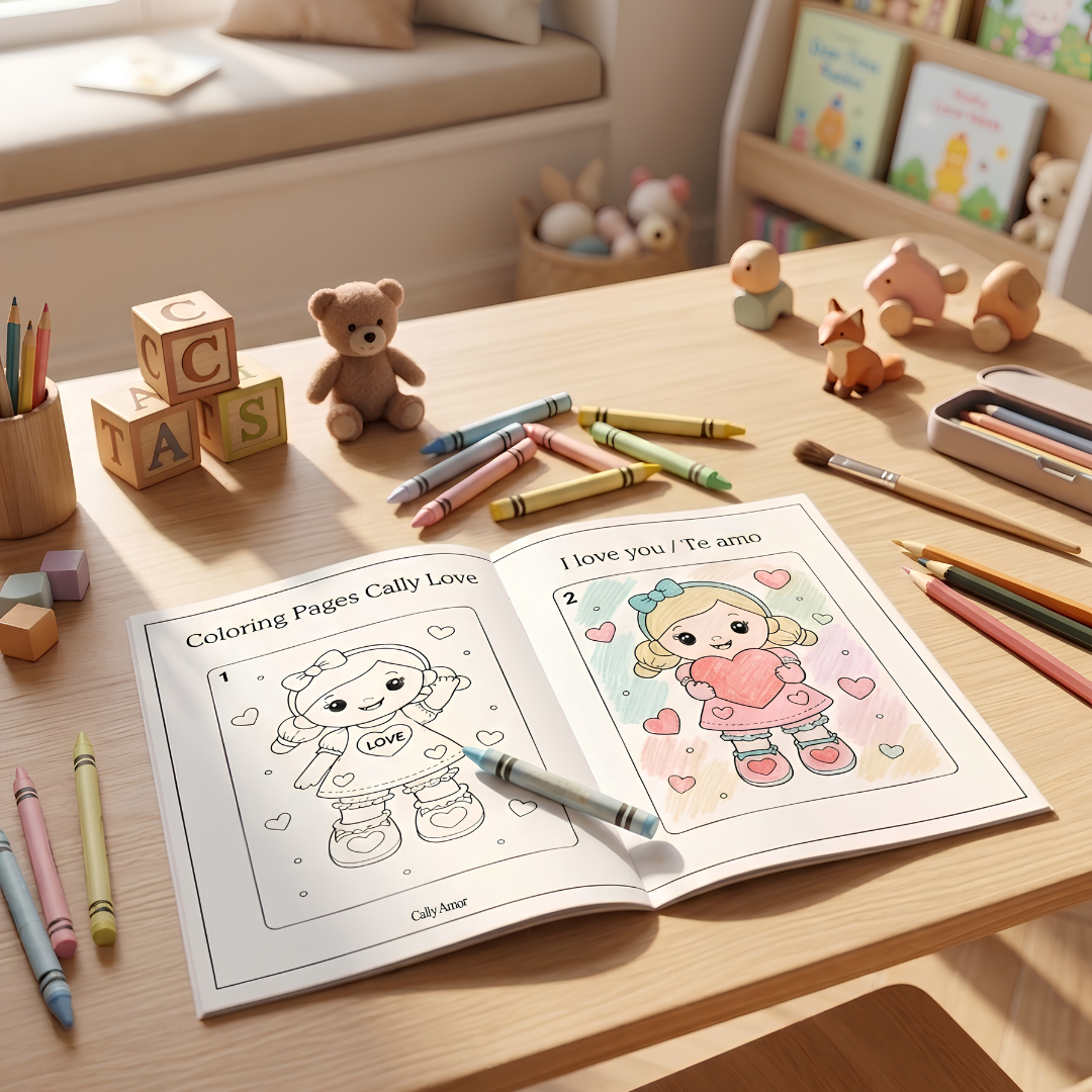 Las Cally Coloring book
